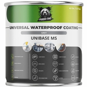 Liquid Rubber Universal Waterproof Sealant - Universal Sealant Indoor & Outdoor - Concrete, Metal & Wood, Flex Roof Leak & Metal Roof - Cold & Wet Weather - PandaCoat - Made in EU (42 Oz.)