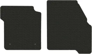 Lloyd Mats Compatible with Toyota Hino Truck - Black All-Weather Rubber Floor Mats Fits Conventional & XL 2005-2020