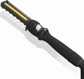 Lura Professional Root/Edge Straightener,200-500°F Pressing Combs for Black Hair,Electric Hot Comb for Women Thick Hair