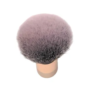 Luxurious and Large Soft Fluffy Powder Brush, Use as a Spray Tan Finishing Tool, Multipurpose Face and Body Barber and Beauty Tool, firmer than Violet, Large Kabuki Brush by BevyGold (Rosegold)