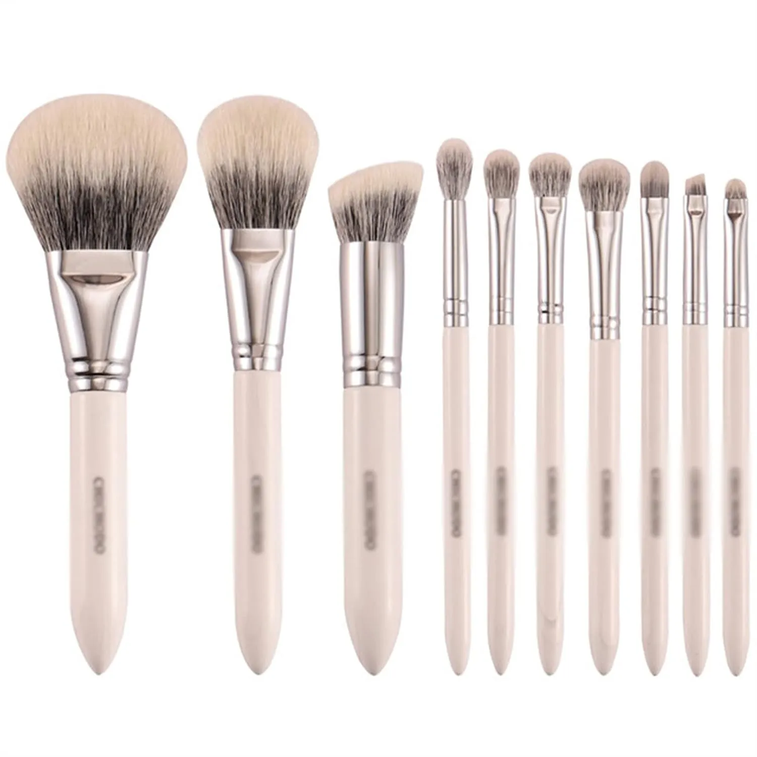 Makeup Brush White Brushes set Goat&Synthetic Hair Professional Beauty pen(1,Onecolor)