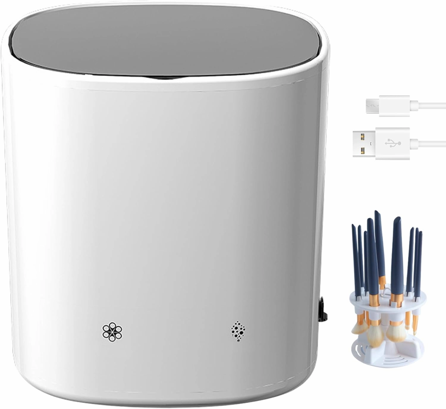 Makeup Brush Cleaner Machine, Electric Makeup Brush Cleaner Dryer, USB Charging Automatic for Sponge, Puffs, Cosmetic Brushes Machine
