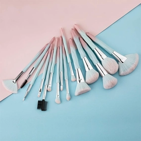 Makeup Brush Makeup Brushes Set Professional 15pcs Kit Large Loose Powder High Gloss Eyeshadow Foundation Contour Cosmetic Products (Color : OneColor, Size : 15pcs)