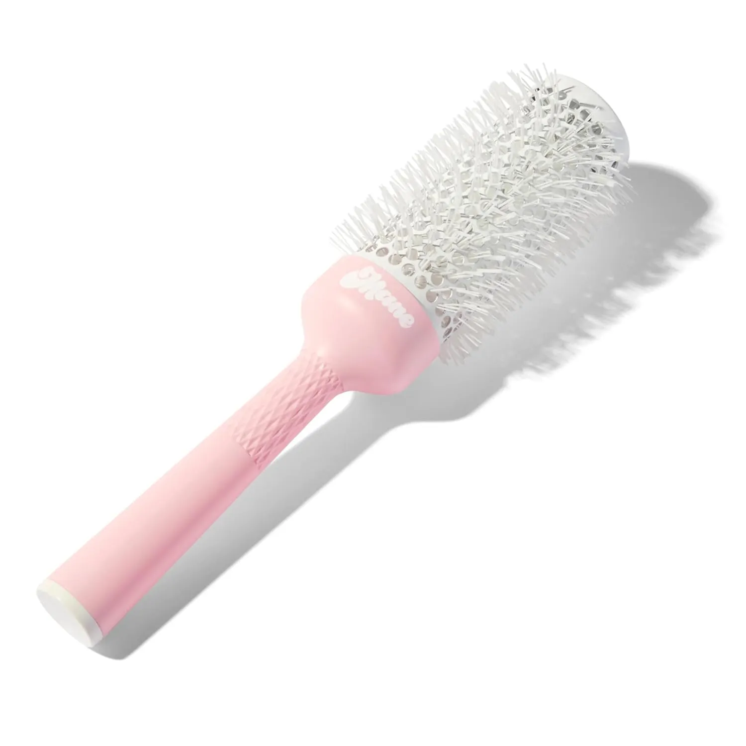 Mane BRB 33mm (1.7") Ceramic Round Brush - Round Blowout Brush for Shoulder Length Hair or Longer - Increases Hair Shine and Helps with Frizz Control - Made with an Ergonomically Designed Handle