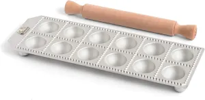 MARCATO Made in Italy 12 Large Round Agnolotti Ravioli Mold