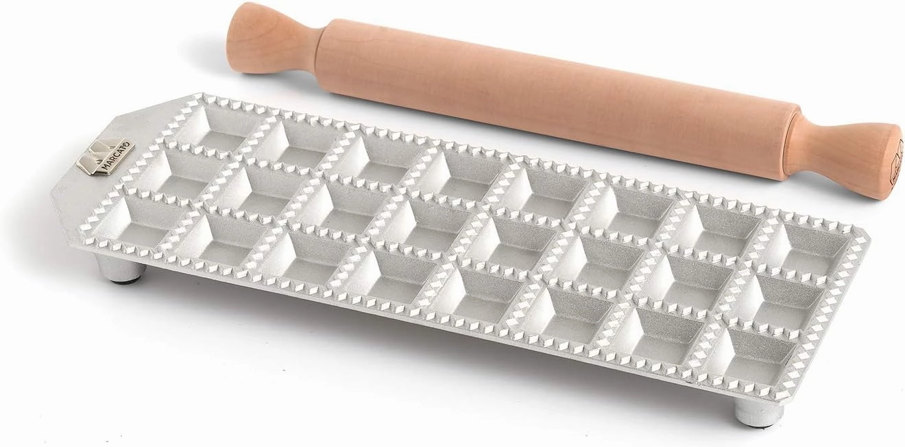 MARCATO Made in Italy 24 Square Ravioli Mold