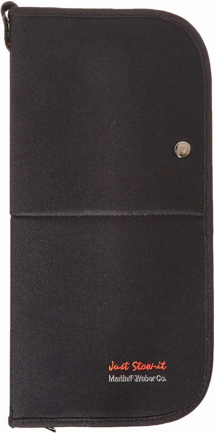 Martin Universal Design Just Stow-It Easel-Back Brush Case, Black, 1 Each (66-JS1702)