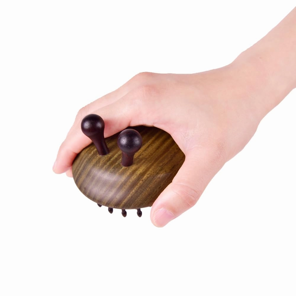 Massage Hair Comb Hair Brush Round Shape (Snail)