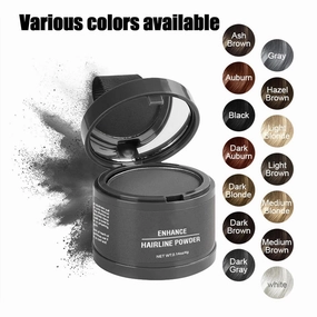 Maycheer Hairline Powder for Women Men, Maycheer Hair Shadow, Maycheer Magic Root Cover Up, Maycheer Hair Rich Shading Powder, Enhance Hairline Powder (12 Medium Blonde)
