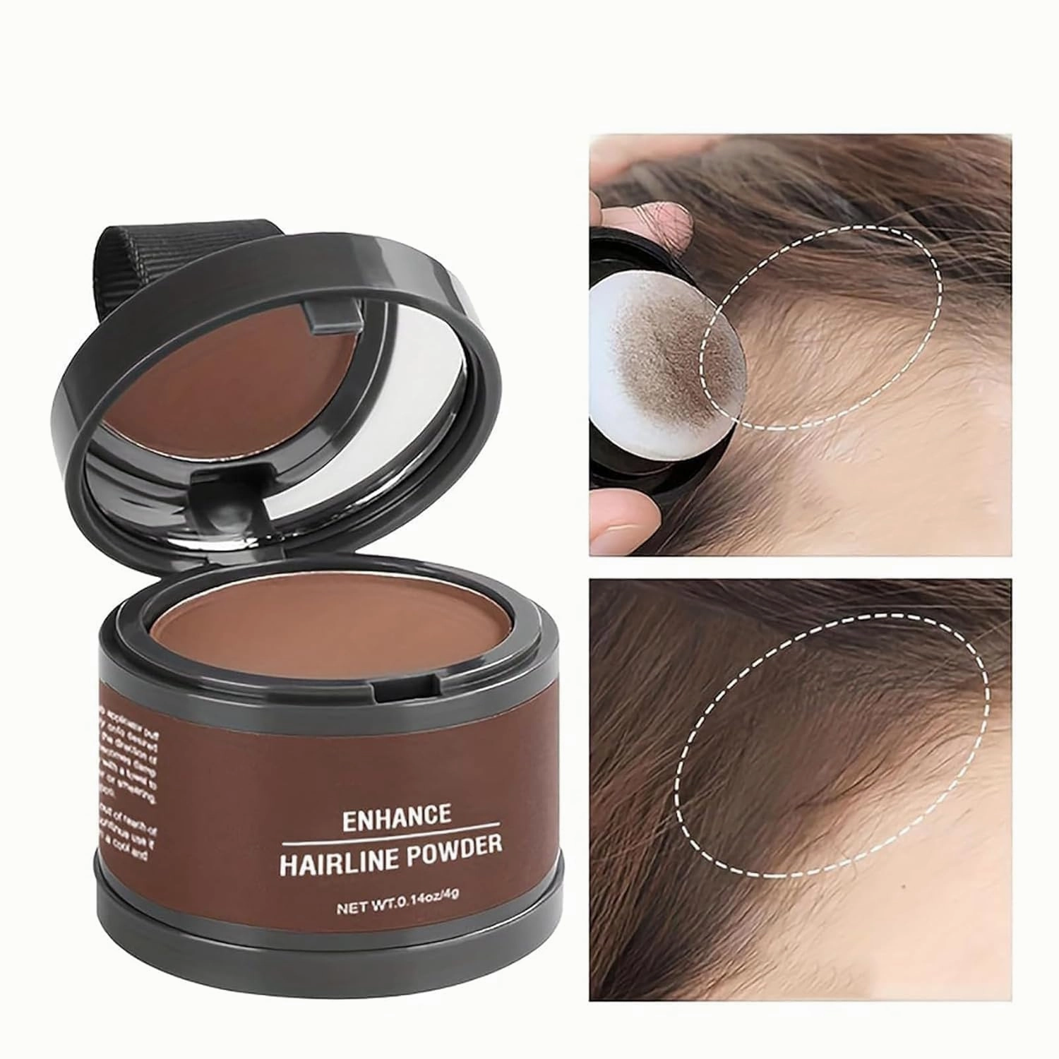 Maycheer Hairline Powder for Women Men, Maycheer Hair Shadow, Maycheer Magic Root Cover Up, Maycheer Hair Rich Shading Powder, Enhance Hairline Powder (12 Medium Blonde)