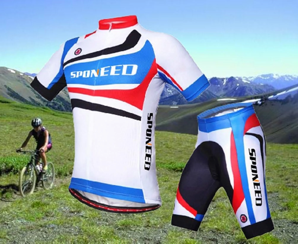 Men Bike Jersey Short Sleeve Road Cycling Shirts Biking Tops Moisture Wicking
