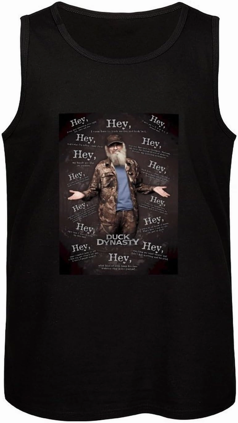 Men's Beach Sports Muscle Tank Vest Fashion Slim Personality with Pattern