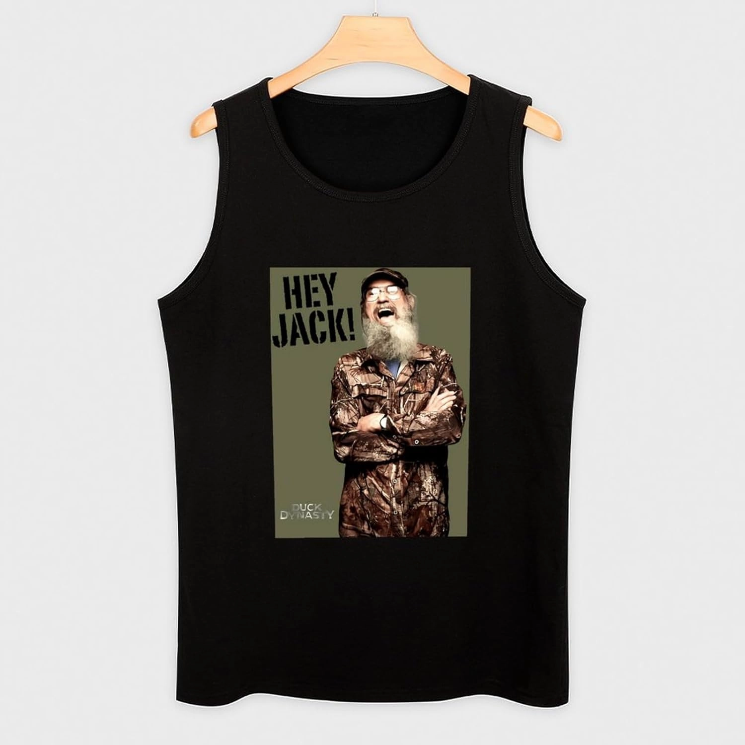 Men's Beach Sports Muscle Tank Vest Fashion Slim Personality with Pattern