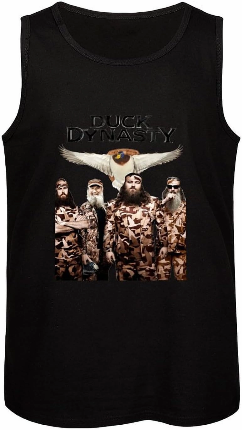 Men's Beach Sports Muscle Tank Vest Fashion Slim Personality with Pattern