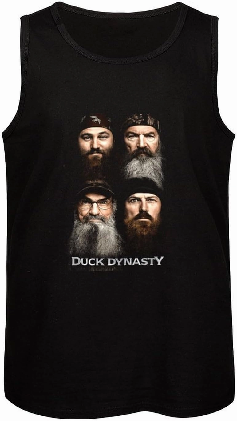 Men's Beach Sports Muscle Tank Vest Fashion Slim Personality with Pattern