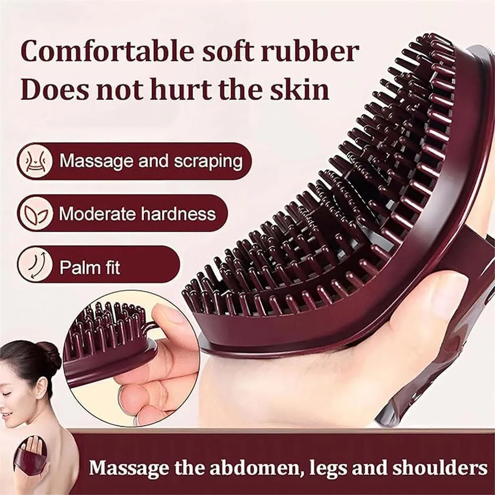 Meridian Massage Brush, Beauty Salon Professional Custom Meridian Relax Muscle Silicone Massage Brush (1pcs)