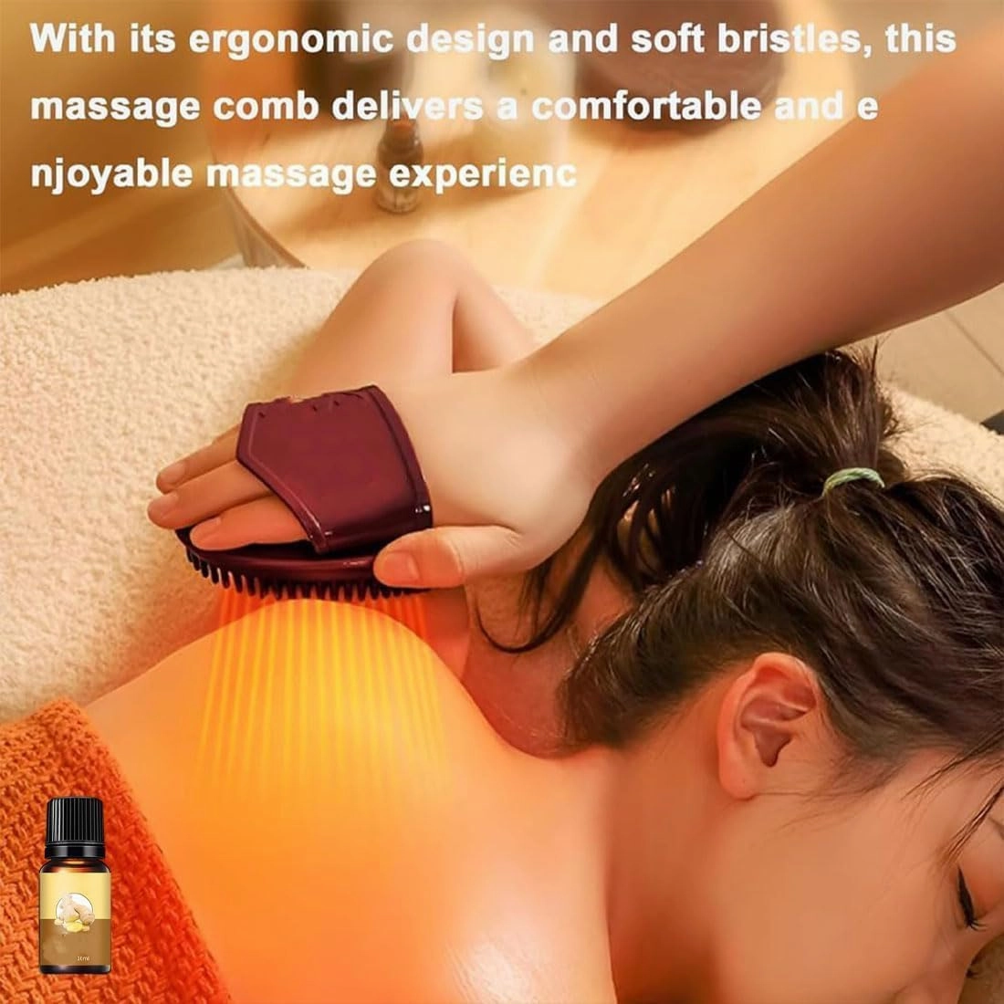 Meridian Brush Massage Body, Handheld Meridian Brush Massage Brushes Set, Beauty Salon Professional Custom Meridian Brushes for Full Body Relaxation & Circulation (B, 1pc)
