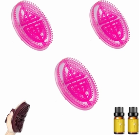 Meridian Brush Massage Body,Meridian Massage Brush,Full Body Relaxation Comb,for and Leg Relaxation (B 3pcs with Essential Oil)