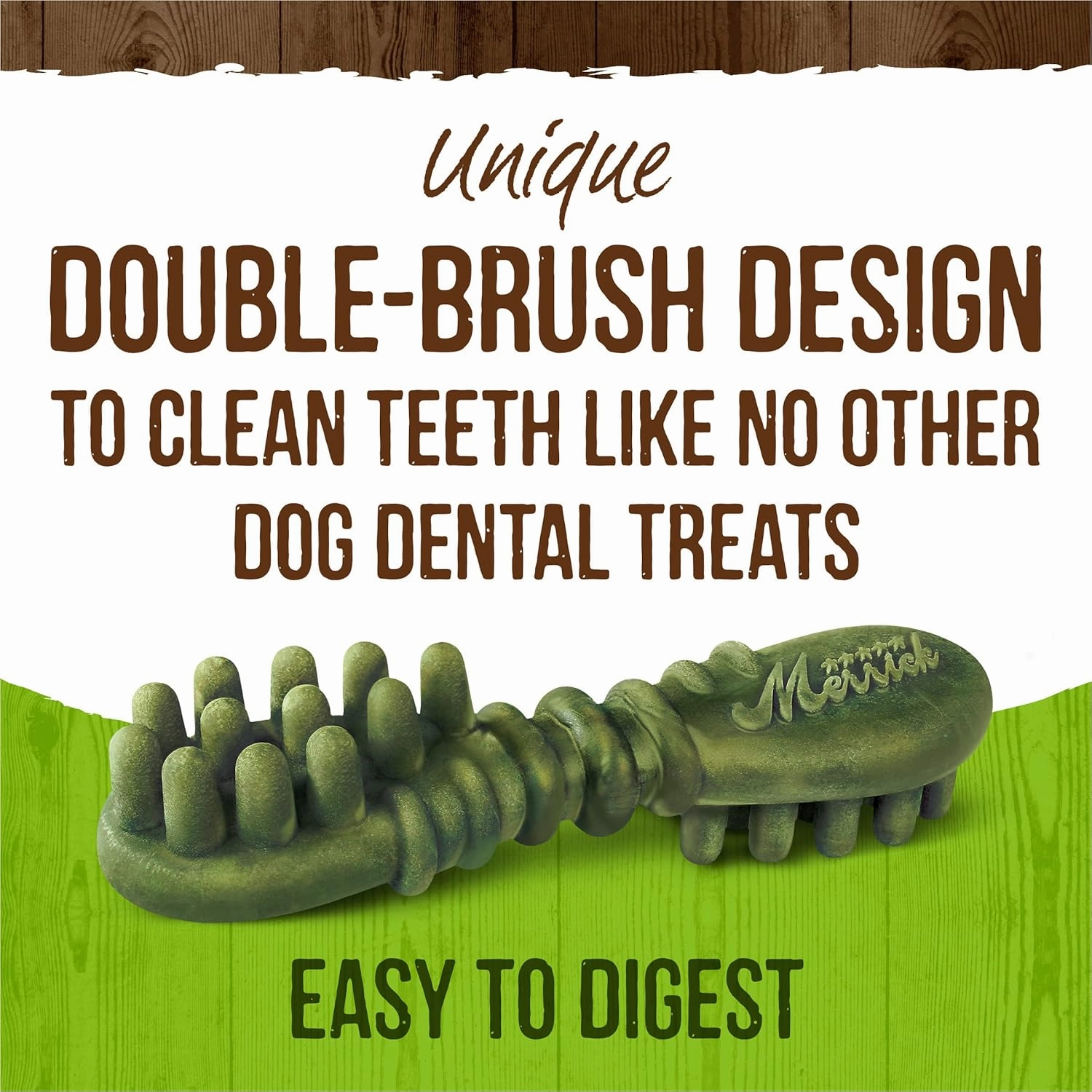 Merrick Fresh Kisses Natural Dental Chews Infused With Coconut And Botanical Oils For Medium Dogs 25-50 Lbs - 22 ct. Box
