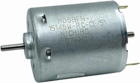 Micro RS-365 Dual Shaft Electric Motor DC 6V 12V 18V 24V 28mm Round Carbon Brush Biaxial Motor DIY Sweeper Hobby Toy Model(Model B)