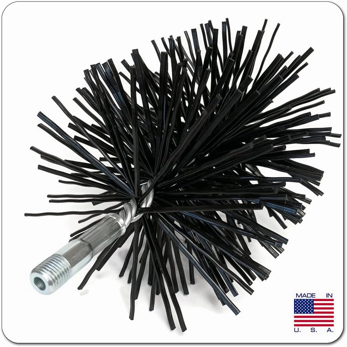 Midwest Hearth Poly Chimney Cleaning Brush (8-Inch Round) Made in USA