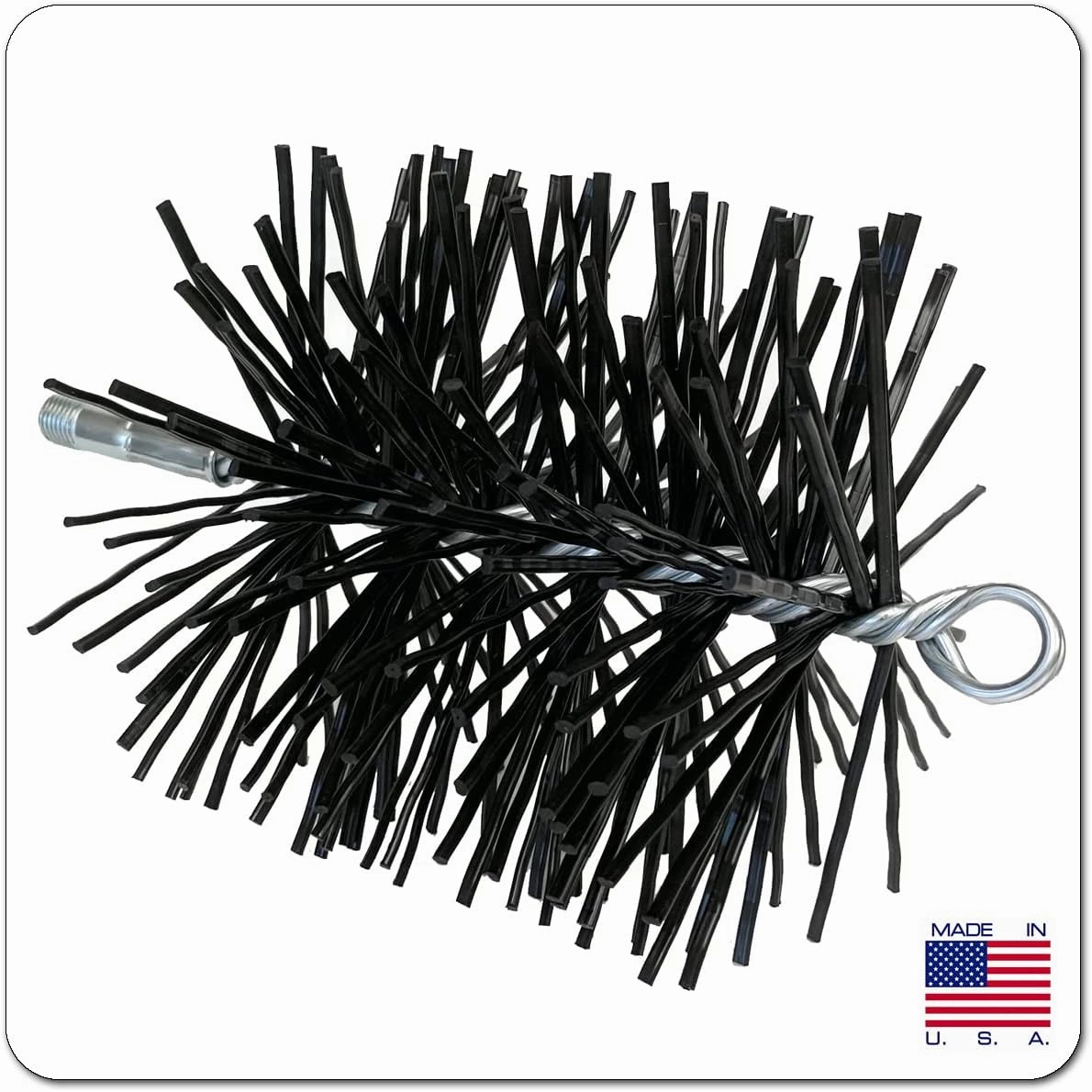 Midwest Hearth Poly Chimney Cleaning Brush (8-Inch Round) Made in USA