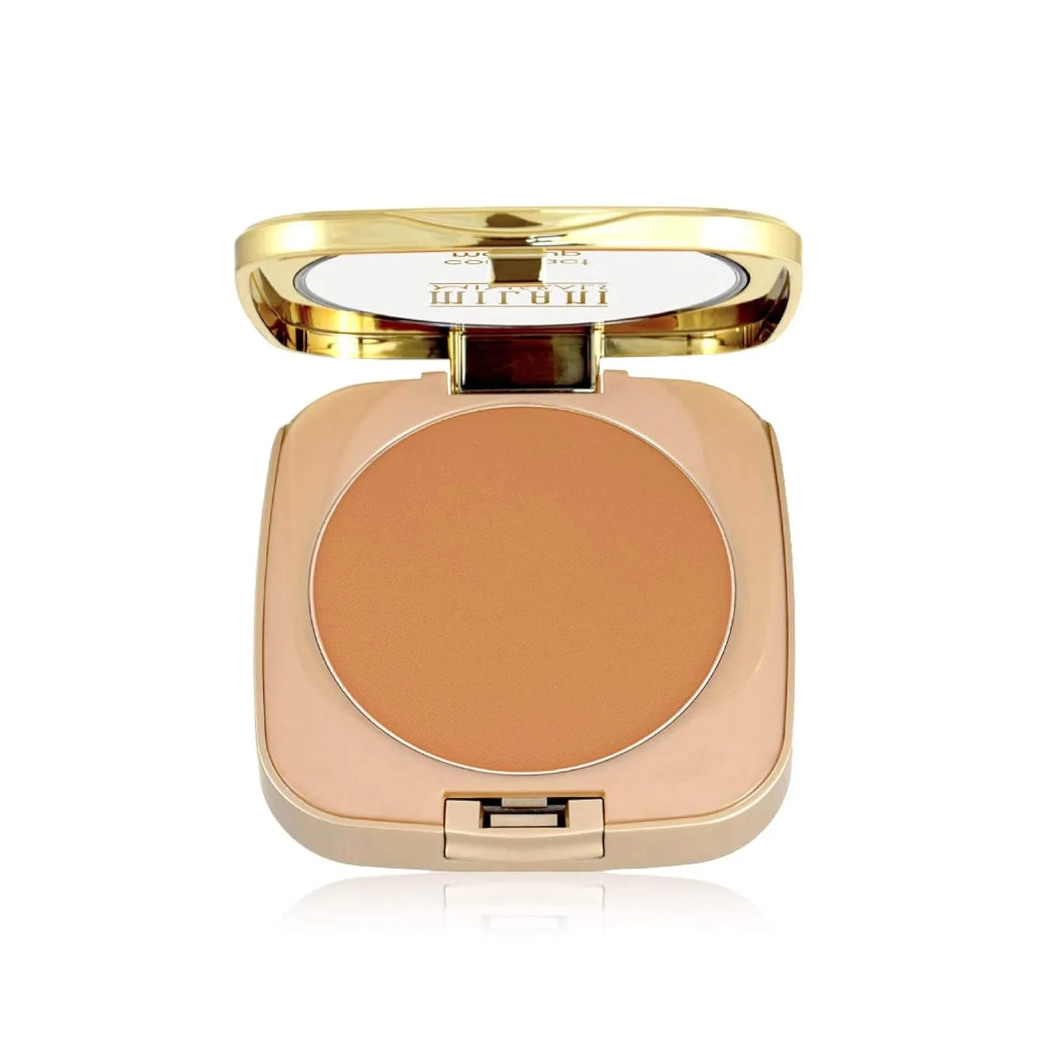 Milani Mineral Compact Makeup - Warm (0.3 Ounce) Vegan, Cruelty-Free Mineral Face Powder with Full Coverage to Conceal Imperfections