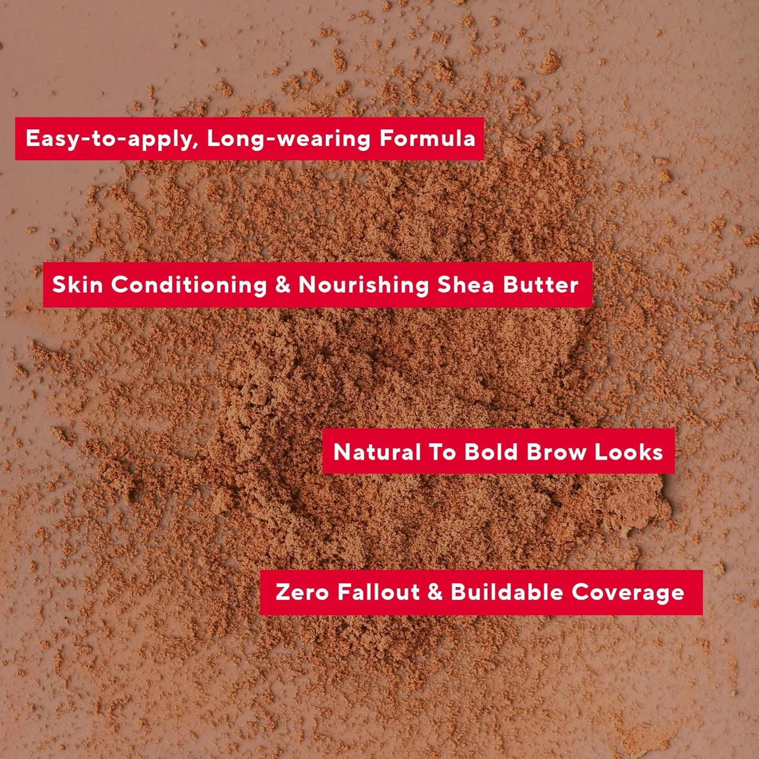 Mirabella Quick Brow Powder – Long-Lasting Eyebrow Filler & Brow Tint for Natural, Full Brows – Waterproof, Buildable Eyebrow Powder Kit & Brow Makeup for Women (Medium/Dark)