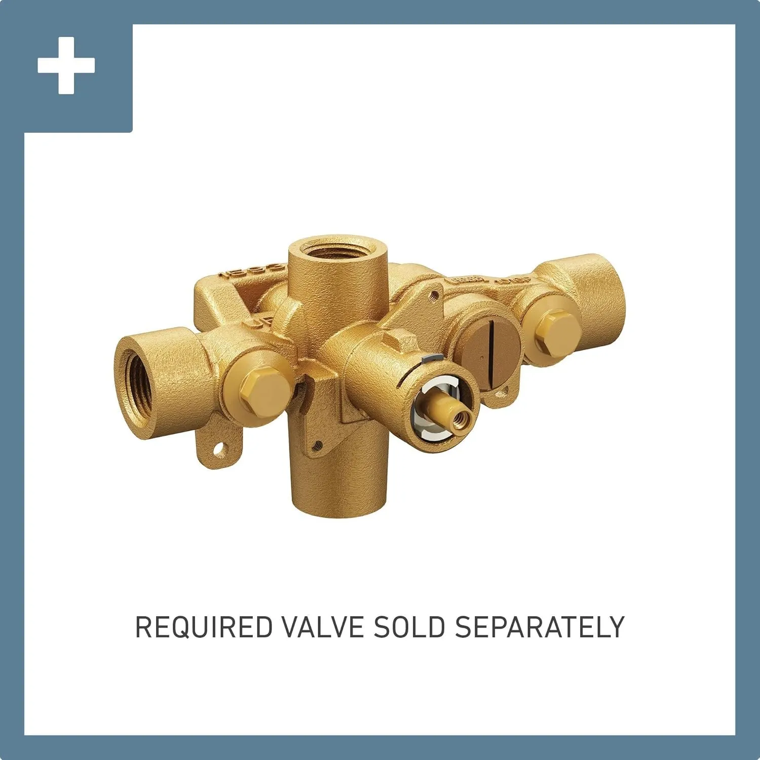 Moen T3291BN Align Moentrol Volume Control Modern Shower Trim Kit Valve Required, Brushed Nickel