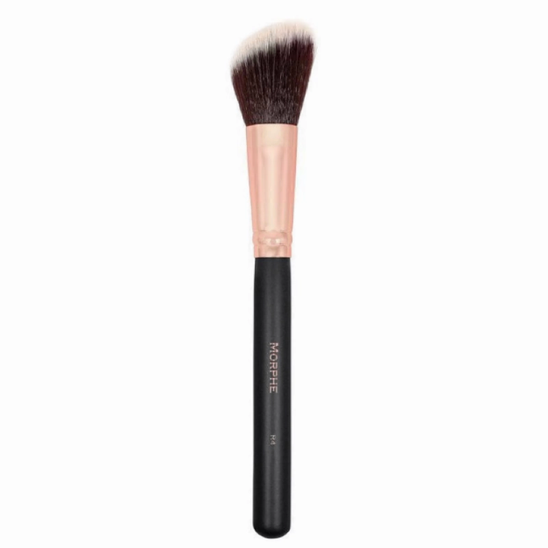 Morphe Makeup Brushes Collection Rose Gold - R4 Pro Angle Blush