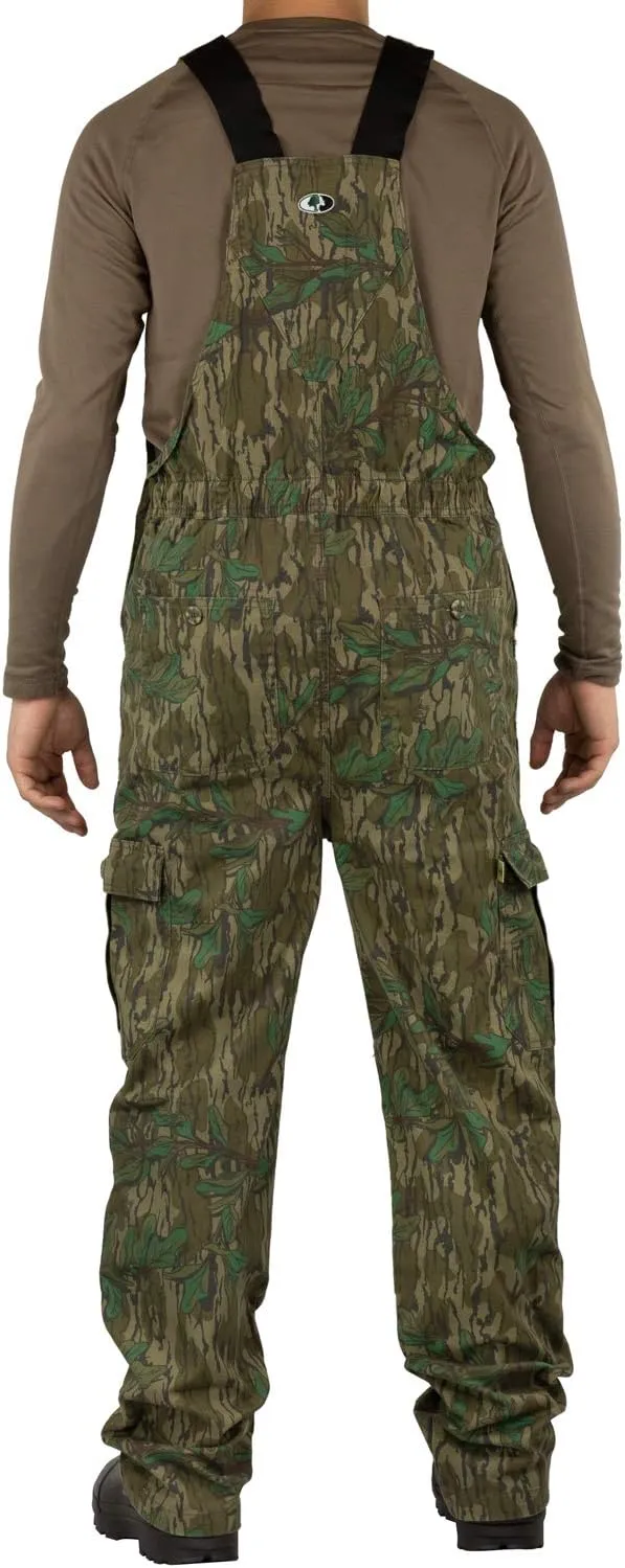 Mossy Oak Cotton Mill 2.0 Camo Hunting Bibs, Uninsulated Camo Overalls for Men