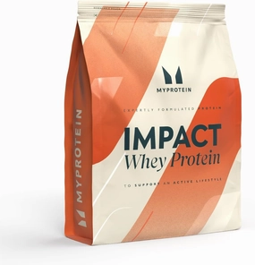 Myprotein Impact Whey Protein Powder, 2.2 Lbs (32 Servings) Vanilla, 22g Protein & 5g BCAA Per Serving, Shake for Superior Performance