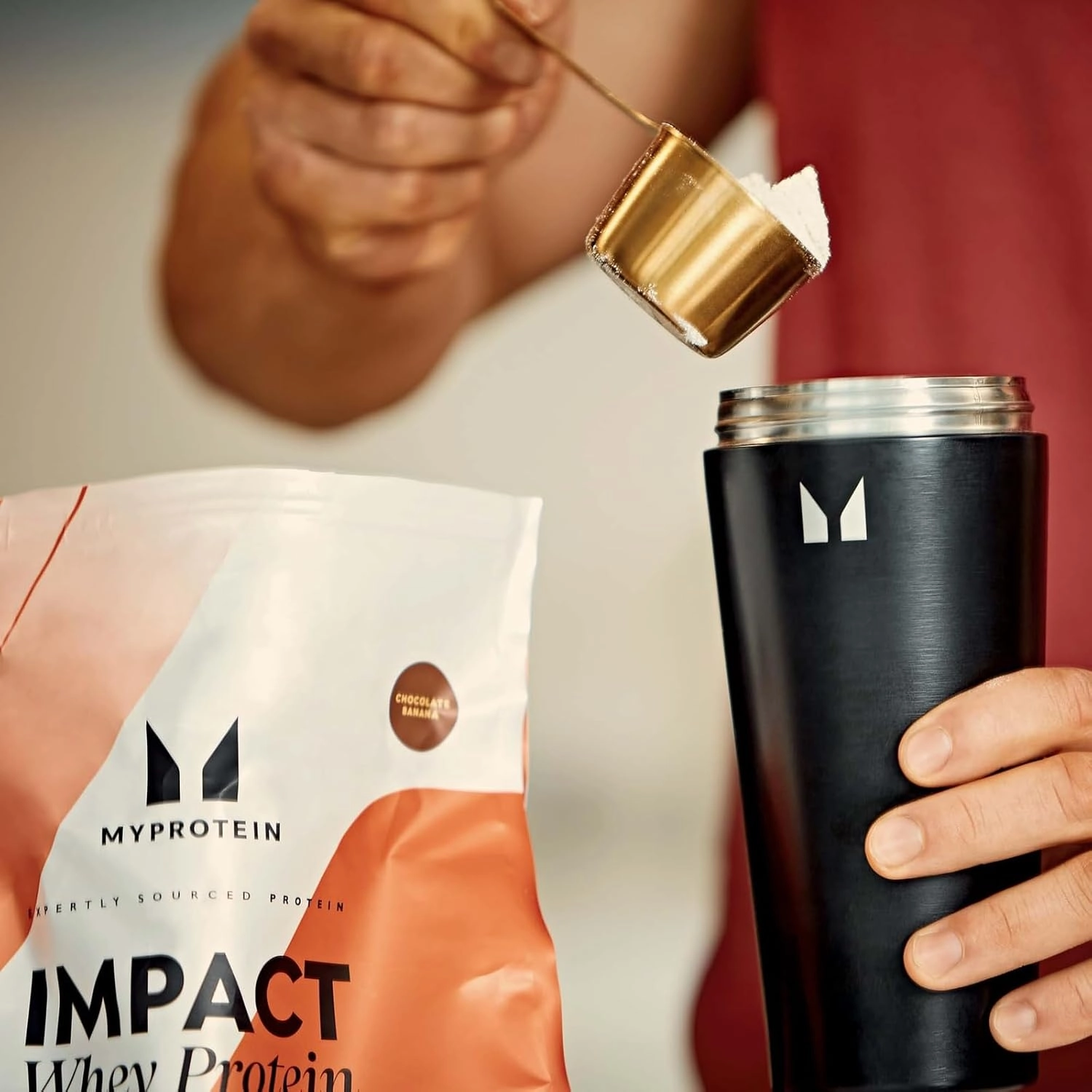 Myprotein Impact Whey Protein Powder, 2.2 Lbs (32 Servings) Vanilla, 22g Protein & 5g BCAA Per Serving, Shake for Superior Performance
