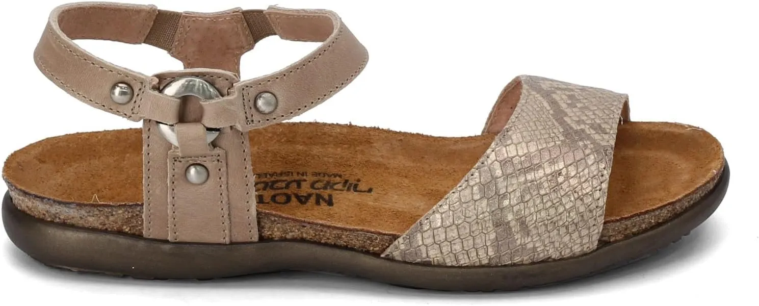 NAOT Footwear Sabrina Women’s Sandal with Cork Footbed and Arch Support - Rivets - Comfort and Support – Lightweight and Perfect for Travel – Narrow to Medium Fit