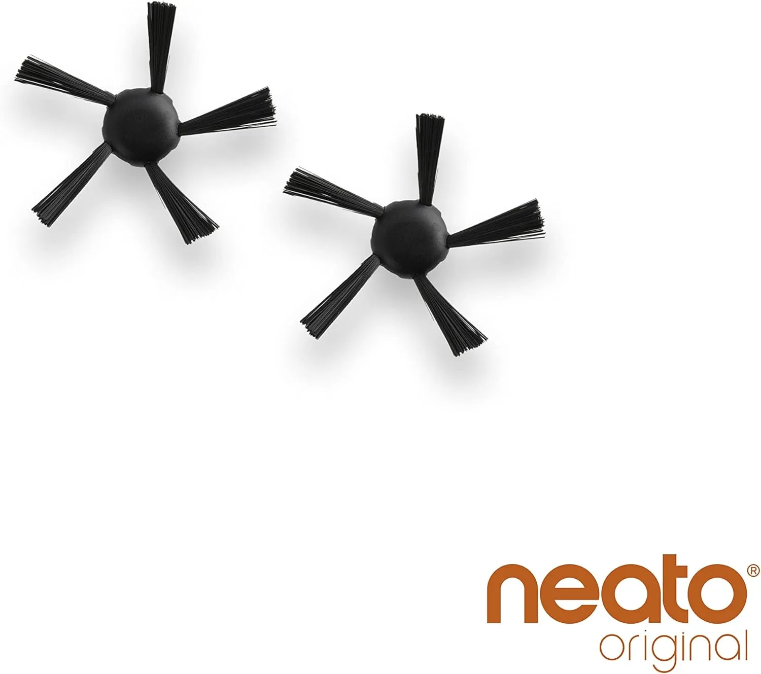 Neato Robotics Original Replacement Parts- Side Brushes (2-Pack), Black. Compatible with Neato D6, D7, D8, D9, D10 Robot Vacuums