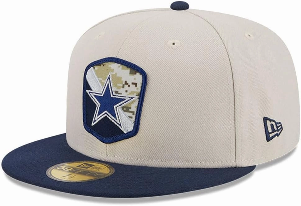 New Era Men's Stone/NFL 2023 Salute to Service 59FIFTY Fitted Hat