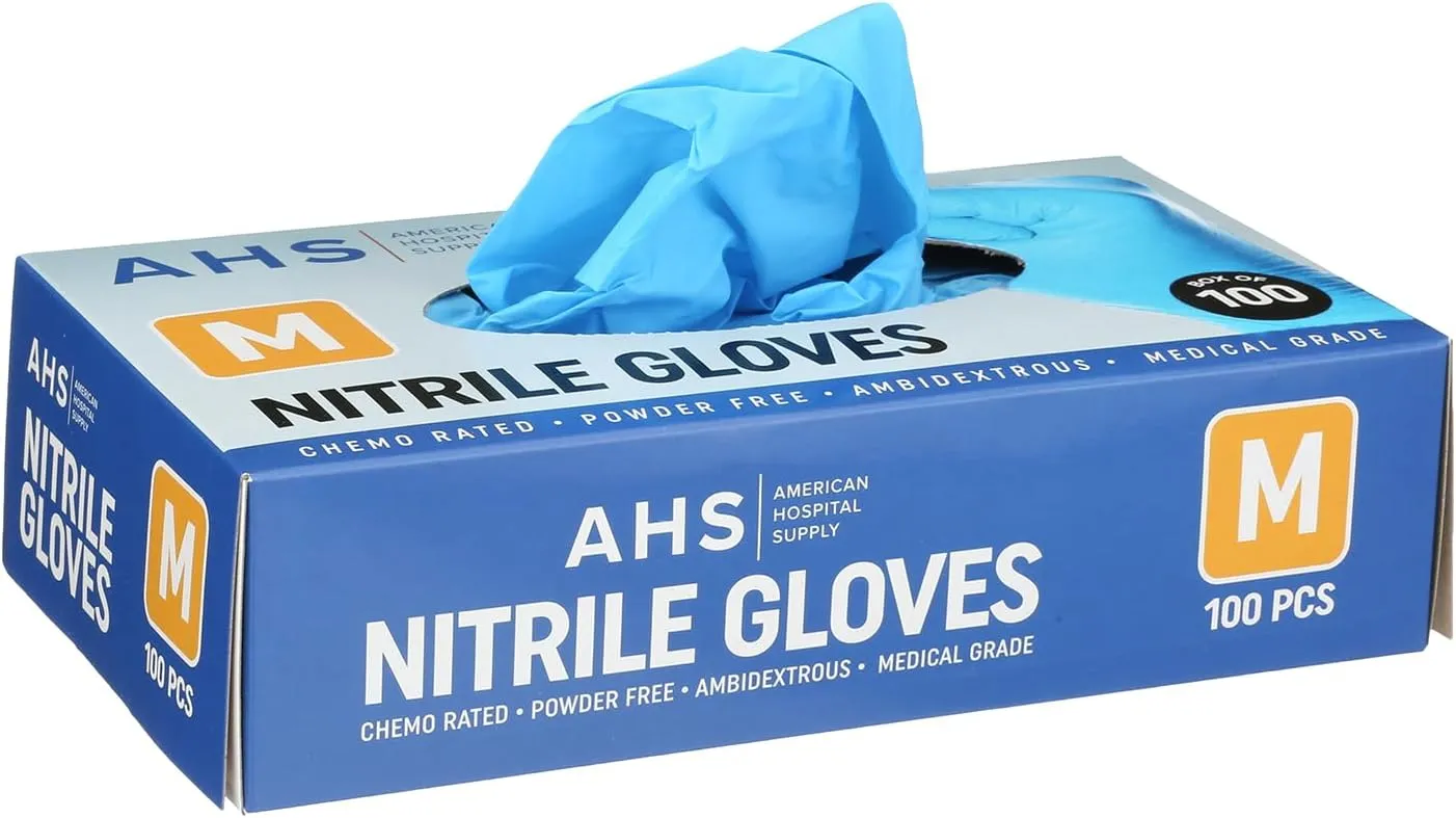 Nitrile Gloves, Chemo-Rated Gloves Pack, Powder-Free, Medical-Grade, Examination Gloves