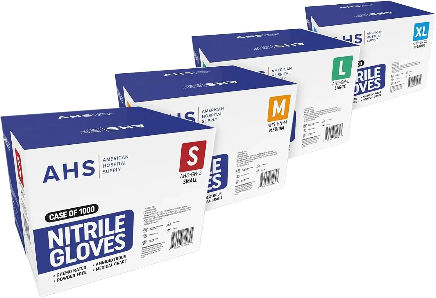 Nitrile Gloves, Chemo-Rated Gloves Pack, Powder-Free, Medical-Grade, Examination Gloves