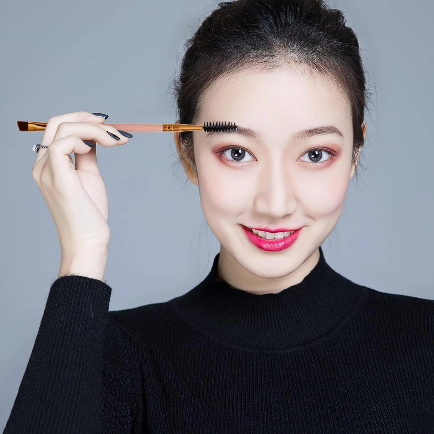NOLITOY 12pcs Double-ended Eyebrow Lash Curler Brush Portable Eyelash Makeup Tools for Effortless Styling for Daily Use for Makeup Enthusiasts