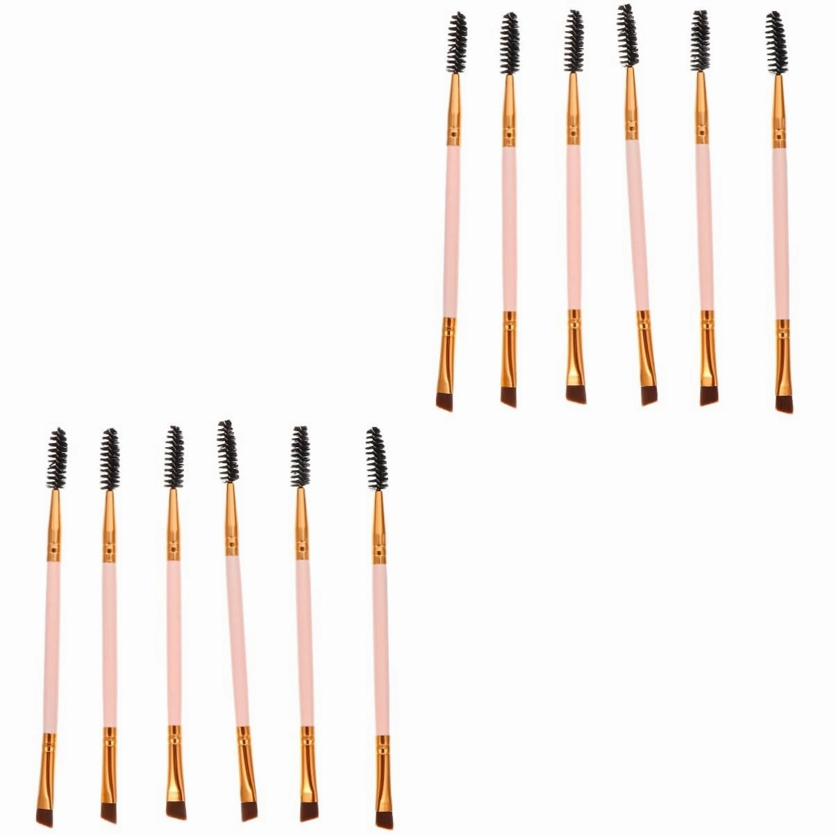 NOLITOY 12pcs Double-ended Eyebrow Lash Curler Brush Portable Eyelash Makeup Tools for Effortless Styling for Daily Use for Makeup Enthusiasts
