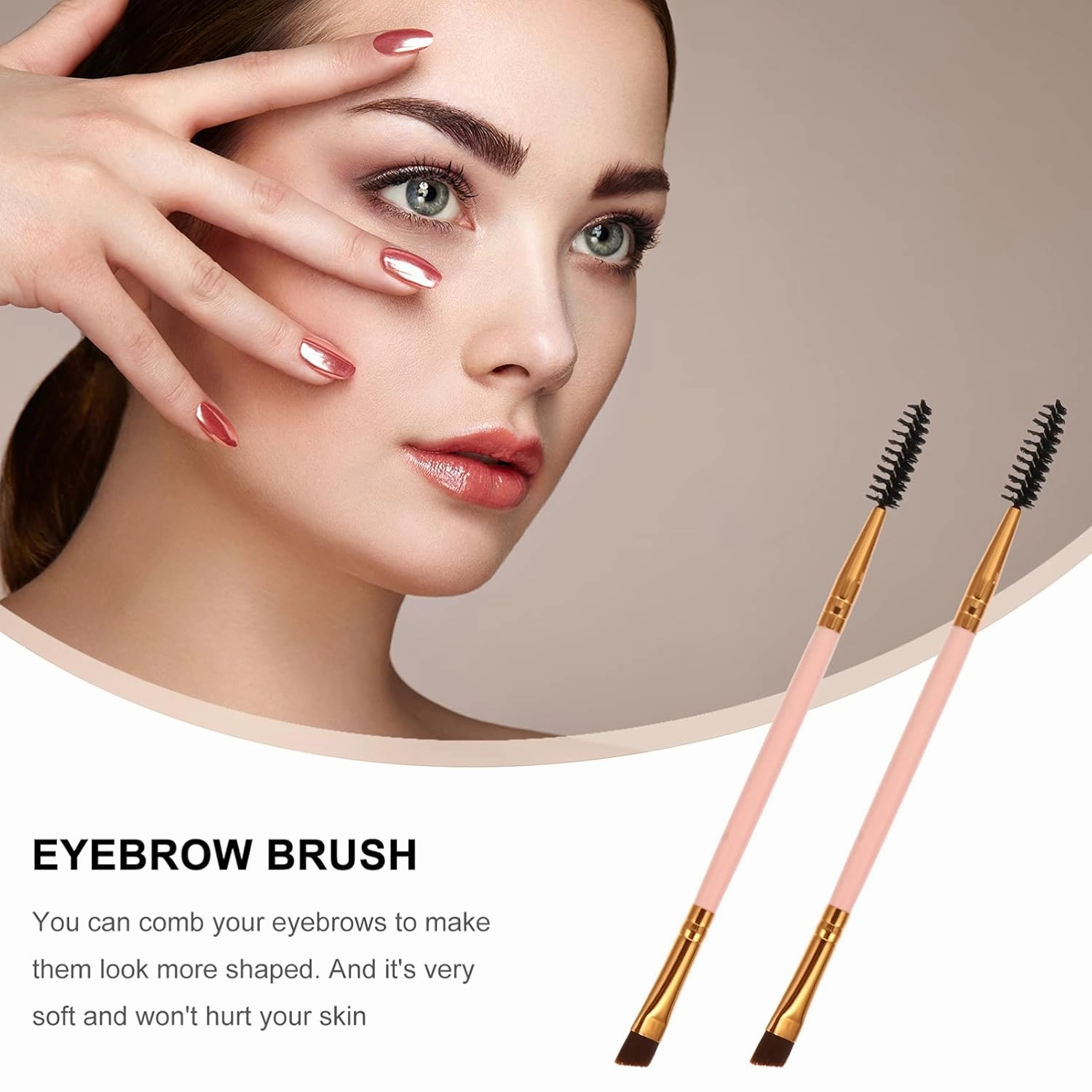 NOLITOY 12pcs Double-ended Eyebrow Lash Curler Brush Portable Eyelash Makeup Tools for Effortless Styling for Daily Use for Makeup Enthusiasts