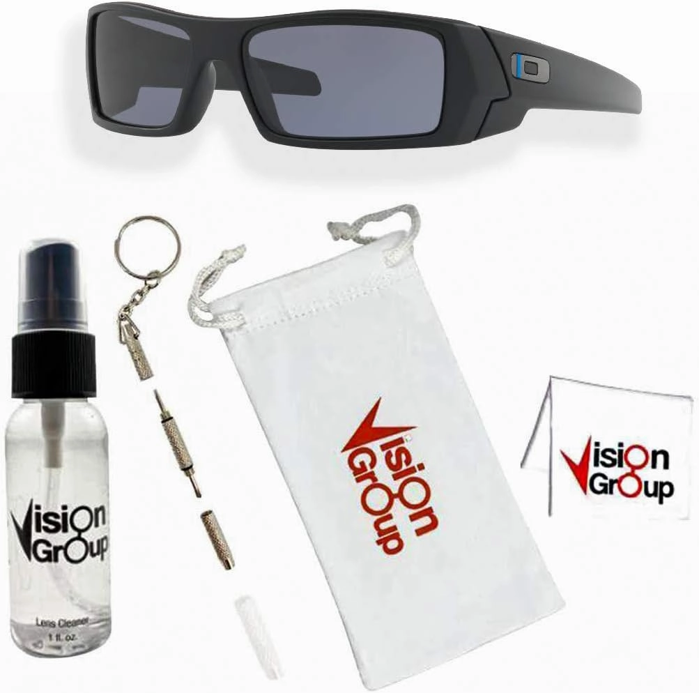 Oakley GASCAN OO9014 Sunglasses for Men   Vision Group Accessories Bundle