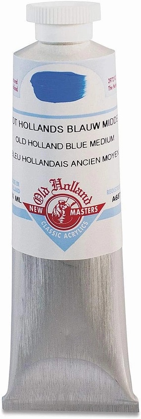 Old Holland New Masters Classic Acrylic 60 ml Tube - Old Holland Blue Medium