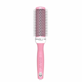 Olivia Garden Ceramic and Ion Pastels Brush Pink 35mm