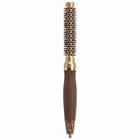 Olivia Garden NanoThermic Ceramic   Ion Round Thermal Hair Brush - Not Electrical - Professional Blowout Brush for Normal to Thick Hair