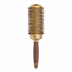 Olivia Garden NanoThermic Ceramic   Ion Speed XL Round Thermal Hair Brush - Not Electrical - Professional Blowout Brush for Normal to Thick Hair