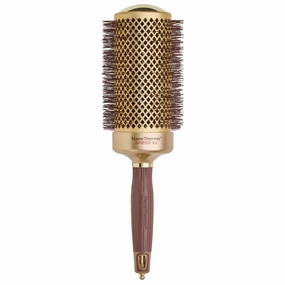 Olivia Garden NanoThermic Ceramic   Ion Speed XL Round Thermal Hair Brush - Not Electrical - Professional Blowout Brush for Normal to Thick Hair