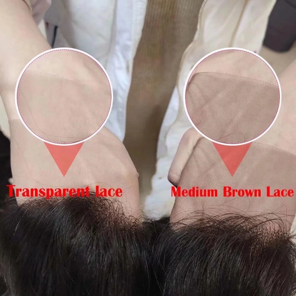 Ombre Brown with Honey Blonde Highlights Short Bob Body Wave HD Transparent 13X4 Lace Frontal Glueless Brazilian Human Hair Wigs Pre Plucked for Women with Invisible Bleached Knots 150 Density