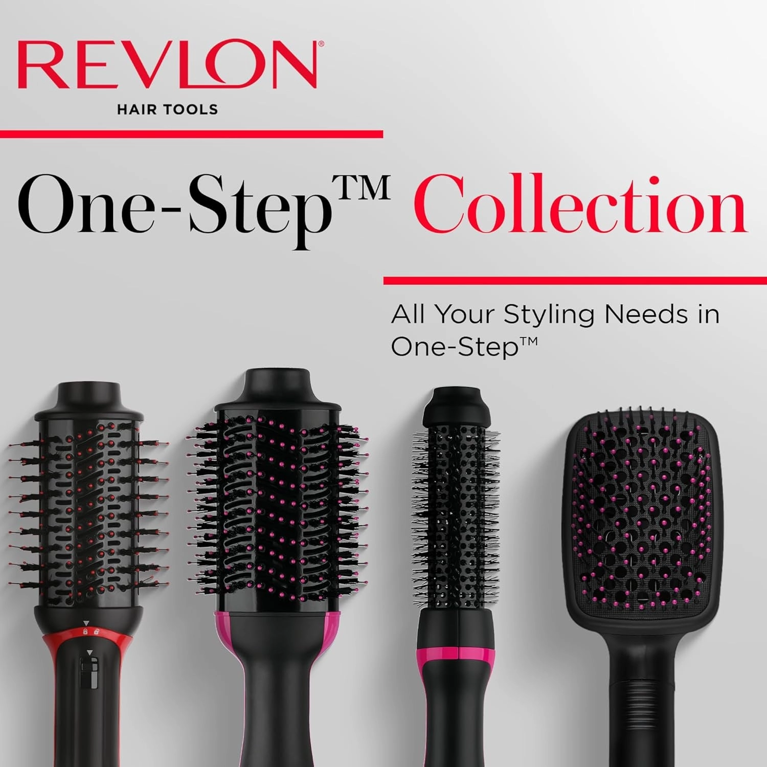 One-Step Hair Dryer and Styler - Root Booster round Brush for Styling, Dryer Brush for Fast and Easy Salon-Quality Blowout, More Shine and Less Frizz (1-1/2 In)