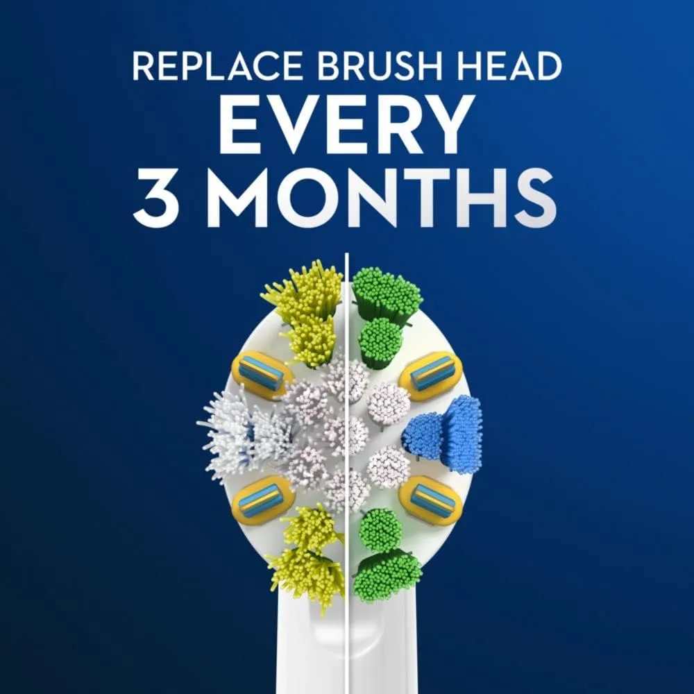 Oral-B FlossAction Electric Toothbrush Replacement Brush Heads Refill, 2 Count